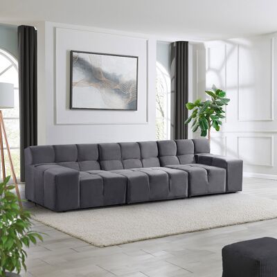 Home Deluxe Modulares Sofa ORLENA M Anthrazit 306 x 98 Home Deluxe Modulares Sofa ORLENA M Anthrazit 306 x 98