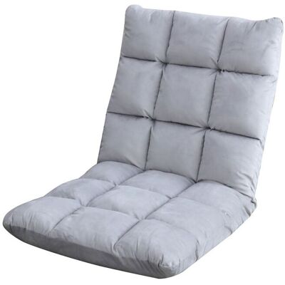 Better Home Bodensessel mit 13-fach verstellbarer Rückenlehne, ca. 55 x 60 x 55 cm – Hellgrau Better Home Bodensessel mit 13-fach verstellbarer Rückenlehne, ca. 55 x 60 x 55 cm – Hellgrau