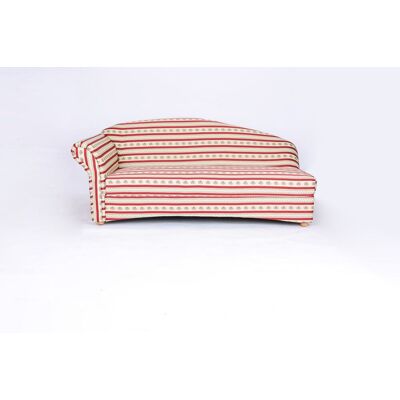 Better Home 3-Sitzer Sofa Loretta mit linker Armlehne, ca. 193 x 83 x 85 cm – Rot gestreift & Blumenmuster Better Home 3-Sitzer Sofa Loretta mit linker Armlehne, ca. 193 x 83 x 85 cm – Rot gestreift & Blumenmuster
