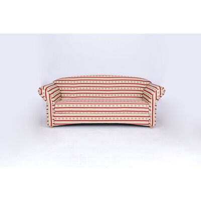 Better Home 3-Sitzer Sofa Loretta, ca. 204 x 83 x 85 cm – Rot gestreift & Blumenmuster Better Home 3-Sitzer Sofa Loretta, ca. 204 x 83 x 85 cm – Rot gestreift & Blumenmuster