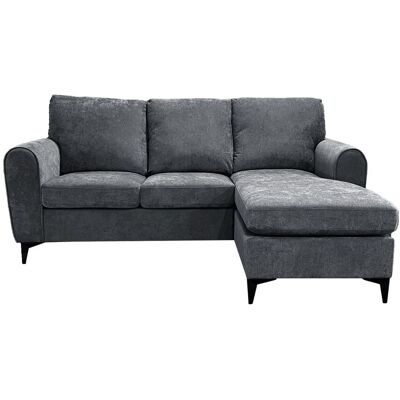 Happy Home Ecksofa, ca. 207 x 142-78 x 96 cm - Grau Happy Home Ecksofa, ca. 207 x 142-78 x 96 cm - Grau