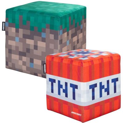 Phoenix MINECRAFT - Sitzhocker, Pouf, Ottomane, Fußablage Phoenix MINECRAFT - Sitzhocker, Pouf, Ottomane, Fußablage