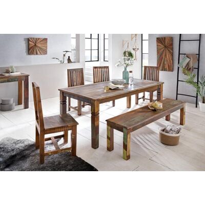 Wohnling Kalkutta 120x70x76cm Massivholz Esstisch - Esstisch Wohnling Kalkutta 120x70x76cm Massivholz Esstisch - Esstisch