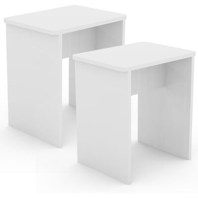 Vcm Esal Couchtisch + Beistelltisch - 2er Set Holz 40/45/30 cm Vcm Esal Couchtisch + Beistelltisch - 2er Set Holz 40/45/30 cm