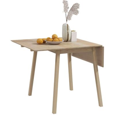 HOMCOM Esstisch klappbar, Küchentisch für 2-4 Personen, Klapptisch Holz Natur HOMCOM Esstisch klappbar, Küchentisch für 2-4 Personen, Klapptisch Holz Natur