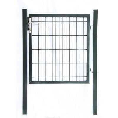 Home Deluxe Gartentor PORTARIUS mit Doppelstabmatten, ca. 100 x 100 cm – Anthrazit Home Deluxe Gartentor PORTARIUS mit Doppelstabmatten, ca. 100 x 100 cm – Anthrazit