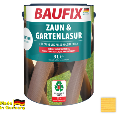 Baufix Zaun- und Gartenlasur - Kiefer Baufix Zaun- und Gartenlasur - Kiefer