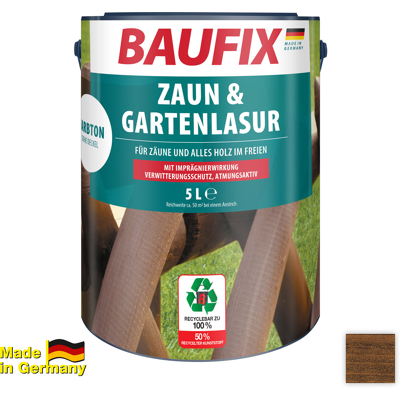 Baufix Zaun- und Gartenlasur - Dunkelbraun Baufix Zaun- und Gartenlasur - Dunkelbraun