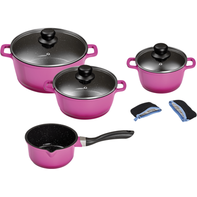 KING Kochtopfset Aluguss Induktion Beere KING Kochtopfset Aluguss Induktion Beere