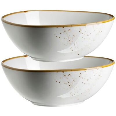 Mäser Pintar - Porzellan-Geschirrset - Beige, Braun, Weiß Mäser Pintar - Porzellan-Geschirrset - Beige, Braun, Weiß
