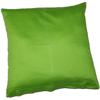 Kinzler - Baumwoll-Satin Kissenhülle Uni - Grün - Pillowcase Kinzler - Baumwoll-Satin Kissenhülle Uni - Grün - Pillowcase
