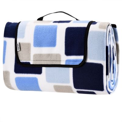 Casaria Detex Picknickdecke Quadrate/Blau 2x2m Casaria Detex Picknickdecke Quadrate/Blau 2x2m