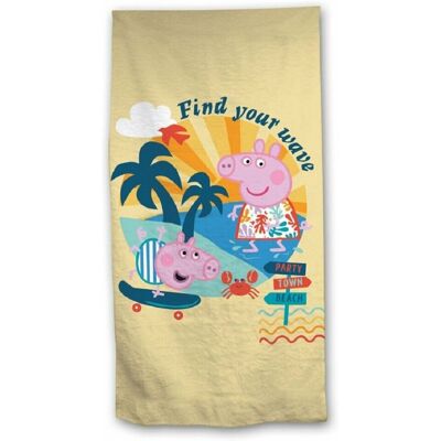 Peppa Pig Strandtuch - 70x140cm - Mehrfarben Peppa Pig Strandtuch - 70x140cm - Mehrfarben