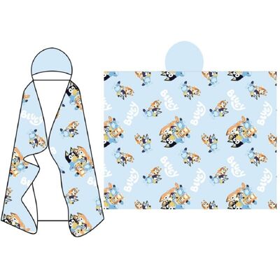 Disney Bluey Kuscheldecke mit Kapuze 120x150 cm Disney Bluey Kuscheldecke mit Kapuze 120x150 cm