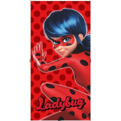 Miraculous Ladybug Roter Strandlaken - Strandtuch Miraculous Ladybug Roter Strandlaken - Strandtuch