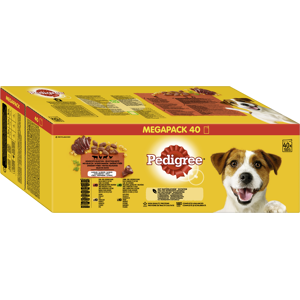 PEDIGREE Portionsbeutel Megapack Adult in Gelee Multipack 40 x 100g