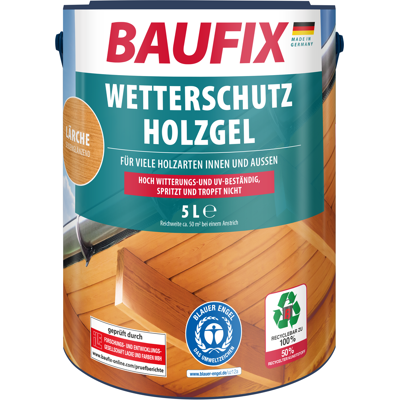 Baufix Wetterschutz-Holzgel Lärche Baufix Wetterschutz-Holzgel Lärche