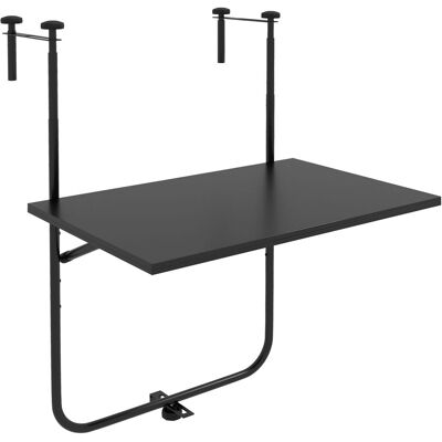 Outsunny Balkontisch zum Einhängen, klappbar Hängetisch bis 15 kg belastbar Outsunny Balkontisch zum Einhängen, klappbar Hängetisch bis 15 kg belastbar