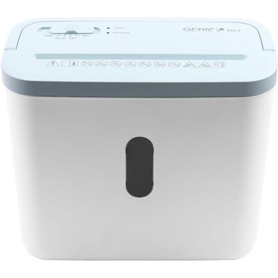 GENIE Aktenvernichter GENIE 440 X weiß/blau GENIE Aktenvernichter GENIE 440 X weiß/blau