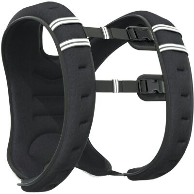 HOMCOM Gewichtsweste Weight Vest 10 kg verstellbar für Gewicht Tranning Krafttrainning Mann/Frau Oxford-Gewebe Metallsand Schwarz 40 x 35 cm HOMCOM Gewichtsweste Weight Vest 10 kg verstellbar für Gewicht Tranning Krafttrainning Mann/Frau Oxford-Gewebe Metallsand Schwarz 40 x 35 cm