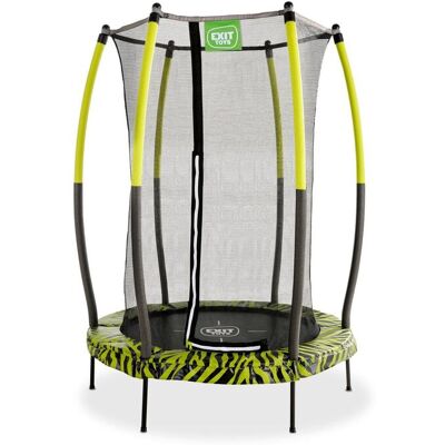 Exit Toys EXIT Tiggy junior Trampolin mit Sicherheitsnetz ø140cm - schwarz/grün Exit Toys EXIT Tiggy junior Trampolin mit Sicherheitsnetz ø140cm - schwarz/grün