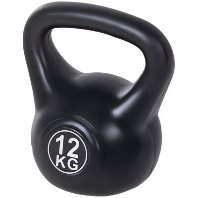 HOMCOM Kettlebell Kugelhantel 12 kg Gewicht-Hantel mit Sand befüllt für Anfänger HOMCOM Kettlebell Kugelhantel 12 kg Gewicht-Hantel mit Sand befüllt für Anfänger