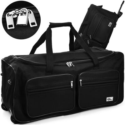 Casaria Deuba Große Reisetasche 85L schwarz Casaria Deuba Große Reisetasche 85L schwarz