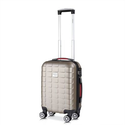 Casaria monzana Koffer Hartschale Exopack Champagner M aus ABS 40l 61x31x21cm Casaria monzana Koffer Hartschale Exopack Champagner M aus ABS 40l 61x31x21cm