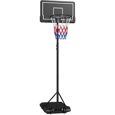SPORTNOW Basketballständer 220-250 cm Basketballkorb mit Ständer Rollen SPORTNOW Basketballständer 220-250 cm Basketballkorb mit Ständer Rollen