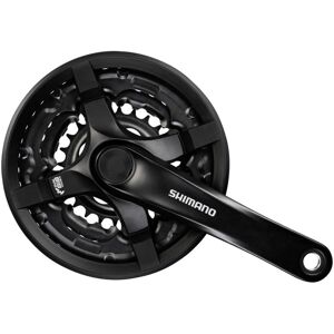 Shimano Tourney FC-TY501 Kurbel 3-fach 28-38-48 34-34-42 Zähne 170 mm 175 mm Kurbelgarnitur Fahrradkurbel Kettenradgarnitur MTB Mountainbike Trekking