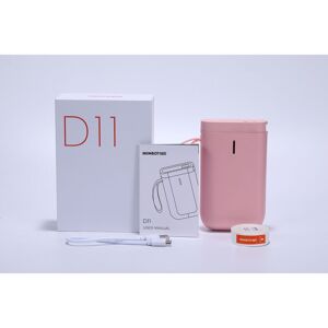 NIIMBOT D11 portable thermal label printer (pink)