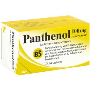 Panthenol 100 mg Jenapharm Tabletten