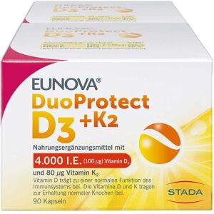 Eunova DuoProtect Vitamin D3+K2 4000IE/80UG