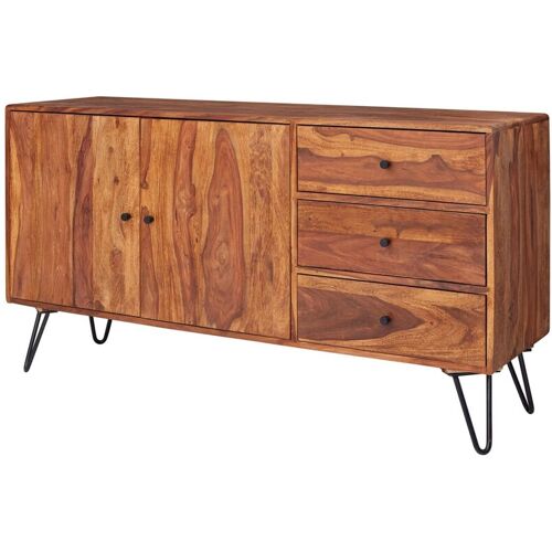 tinkaro Sideboard UMAR Anrichte Sheesham große Kommode Holz