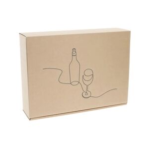 ratioform Flaschen-Geschenkkarton Wineline, für 2 Flaschen