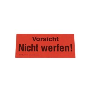 ratioform Warnetiketten, Vorsicht! Nicht werfen, 145 x 70 mm, selbstklebend