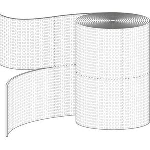 ratioform Luftpolsterfolie, 80 cm Breite, 75 m lang, 3-lagig, längs- und querperforiert