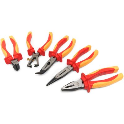 HBM Kompakt 5-Varianten VDE Zangenset - Elektrowerkzeug HBM Kompakt 5-Varianten VDE Zangenset - Elektrowerkzeug