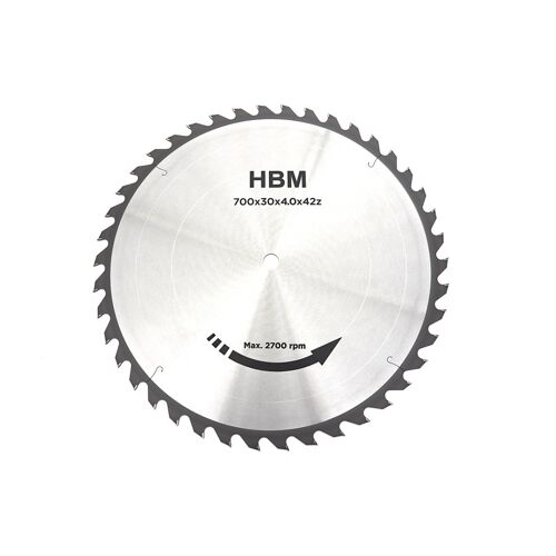 HBM 700 mm – 42-T Sägeblatt für HBM Profi-Bipsäge / Brennholzsäge 5,5 PS – 400 Volt sageblatter