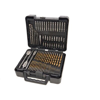 HBM 204-teiliger Werkzeugset - Metall, Holz, Schnell, Lochsägen - Deluxe HBM 204-teiliger Werkzeugset - Metall, Holz, Schnell, Lochsägen - Deluxe