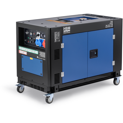 HBM Dieselgenerator mit 870 cm³ Dieselmotor 230V/400V 11000W HBM Dieselgenerator mit 870 cm³ Dieselmotor 230V/400V 11000W
