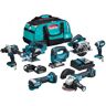 Makita DLX7019TX1 18V Kombi-Set 2x5,0 Ah Akku mit Schnellladegerät akkubohrer