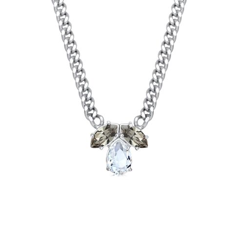 Elli Premium Halskette Collier Tropfen Kristalle 925 Silber Elli Premium Silber