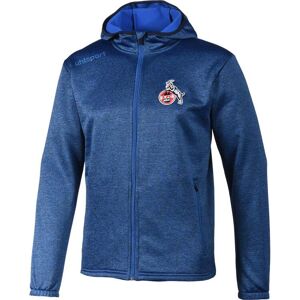 Uhlsport 1.FC K?LN ESSENTIAL FLEECEJACKE azurblau melange