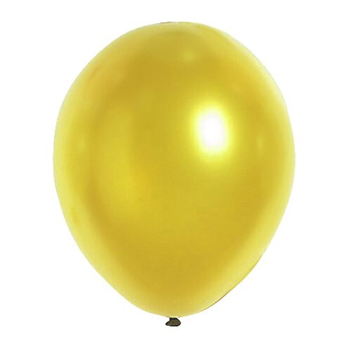 GLOBOLANDIA Silvester Party Dekoration Luftballons 100 Stück gold 29cm