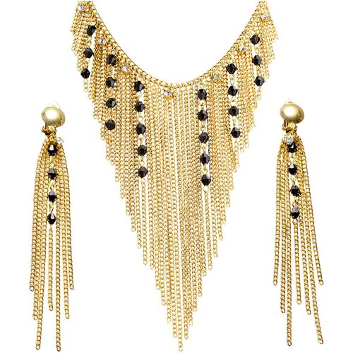 WIDMANN Schmuck-Set ägyptische Königin goldfarben-schwarz