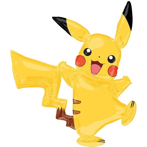 RIETHMULLER Pikachu-Luftballon Aluminium-Ballon Pokémon-Partydeko gelb 132x144cm