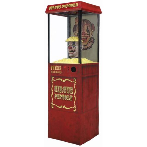 PALMER AGENCIES LTD Animatronic Popcorn Spender mit Horrorclown effekt, 1,75m