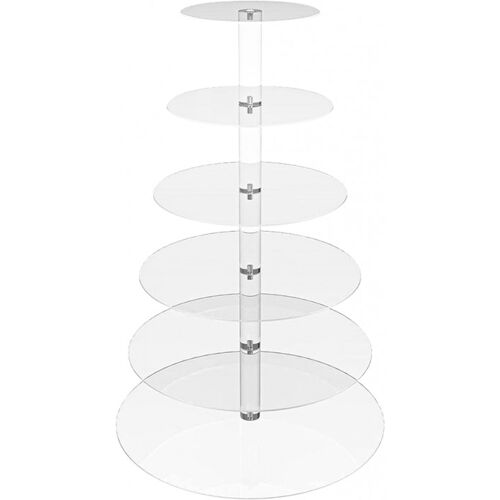 CHAKS Tortenständer Rund Groß 40 x 51 cm
