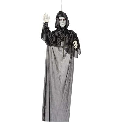 ATOSA Mönch-Dekofigur mit Leuchteffekt Halloween-Deko schwarz-weiss 120 cm ATOSA Mönch-Dekofigur mit Leuchteffekt Halloween-Deko schwarz-weiss 120 cm